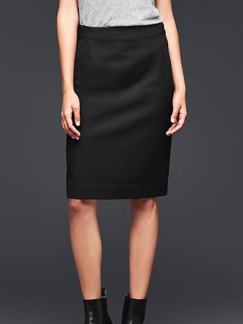 GAP Tailored Double Back Pleat Pencil Skirt Size 8